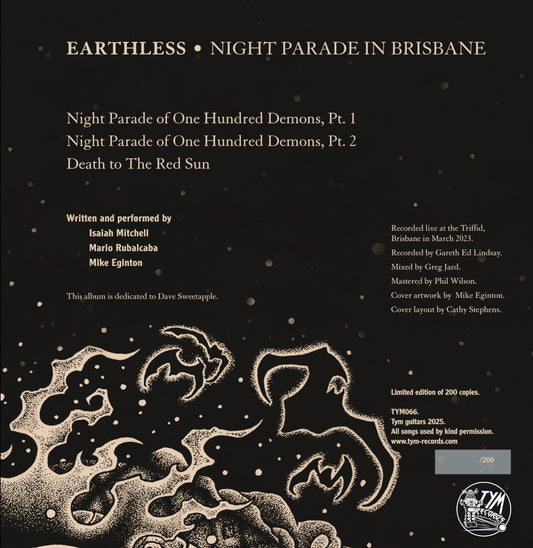 Tym records 066 Earthless 2x12 inch