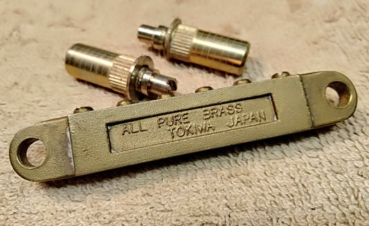 Tokiwa brass T-O-M bridge. 2nd hand
