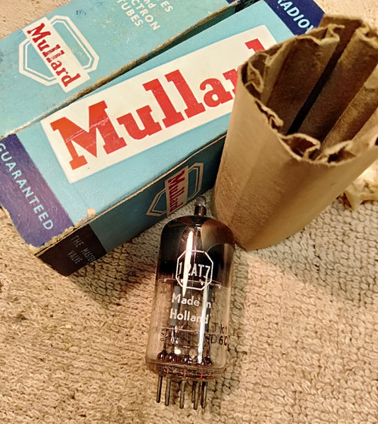 Mullard 12AT7 valves. NOS