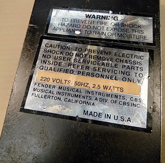 Fender Phaser. 2ND HAND