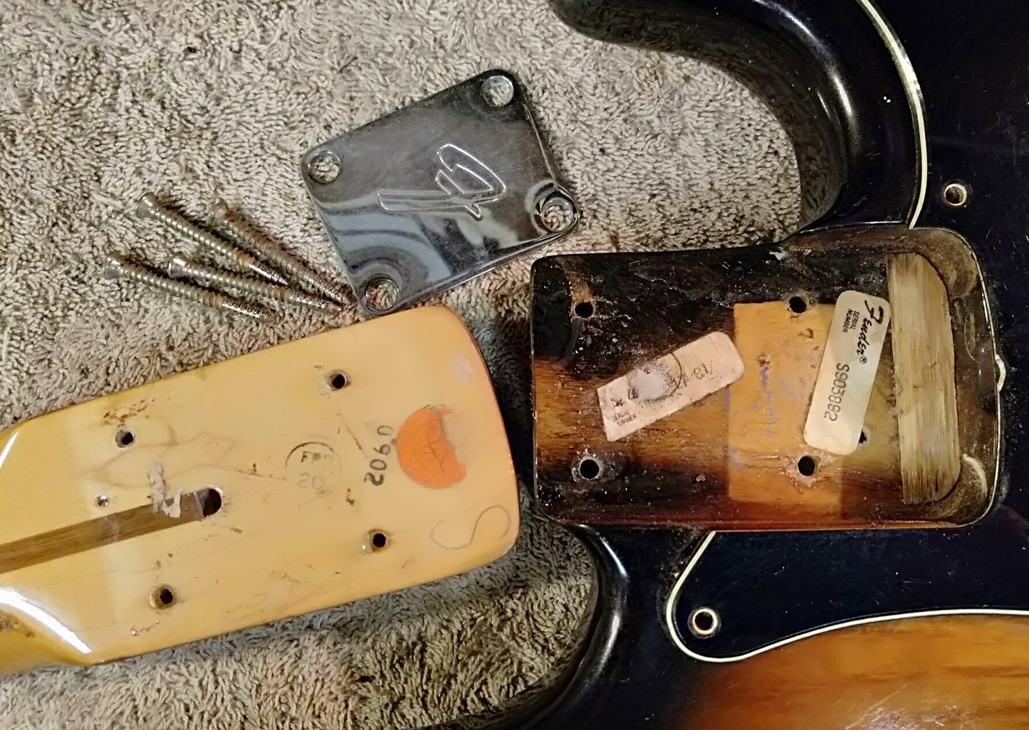 Fender P bass. 1979