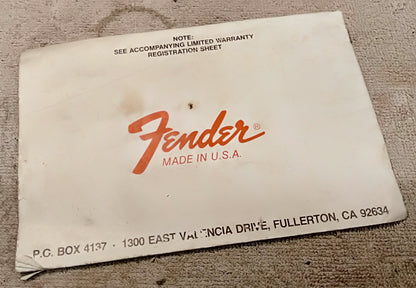 Fender Strat handbook. 2nd hand